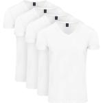 Reduzierte Weiße Unifarbene Kurzärmelige Bio T-Shirts für Herren Größe XXL 