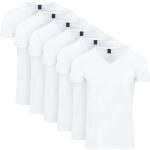 Reduzierte Weiße Unifarbene Kurzärmelige Bio T-Shirts für Herren Größe XXL 