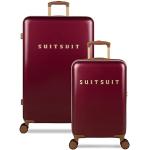 SUITSUIT – Damen Kofferset - Fab Seventies Classic Kollektion – Rotes Reisekoffer Set - 2-teilig (Biking Red) – 55/76 cm