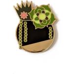 Schwarze Kunststoffanstecknadeln mit Kaktus-Motiv 