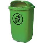 Grüne Sulo Mülleimer 50l aus Kunststoff 