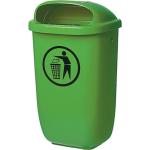 Grüne Sulo Abfalleimer aus Kunststoff 