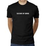 Sultans of Swing - Herren T-Shirt von KaterLikoli, Gr. S, Deep Black