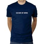 Sultans of Swing - Herren T-Shirt von KaterLikoli, Gr. 2XL, French Navy