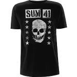 Sum 41 Grinning Skull offiziell Männer T-Shirt Herren (X-Large)