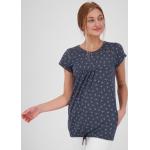 Reduzierte Marineblaue Alife & Kickin T-Shirts aus Baumwolle für Damen Größe XS 