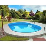 Reduzierte Weiße Summer Fun Ovale Swimmingpools & Schwimmbecken aus PVC 