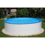 Summer Fun Stahlwand Pool-Set ALMERIA Aufstellbecken Weiß Ø 350 x 120 cm