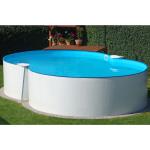 Summer Fun Stahlwand Pool-Set MALTA Aufstellbecken Achtf. 540 x 350 x 120cm