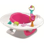 Summer Infant 4-in-1 Superseat Sitzerhöhung, Entdeckungssitz & Bodensitz mit Tablett und Spielzeugen, Kleinkind-Booster, Rosa