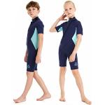 Summshall Neoprenanzug Kinder，2MM Neopren Shorty Wärmender Badeanzüge für Mädchen Jungen Thermal Taucheranzug Ultra Stretch Wetsuits für Wassersport