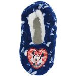 Blaue Entenhausen Minnie Maus Kinderpantoffeln & Kinderschlappen aus Polyester Größe 25 für den für den Winter 