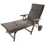 Sun Garden 50318-610 Auflage Rollliege Naxos Taupe 190x60x6 cm Sitzpolster (ohne Stuhl)