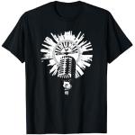 Sun Records White Splatter Mikrofon T-Shirt