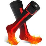 Rote Thermo-Socken aus Baumwolle für Herren für den für den Winter 