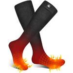 Schwarze Thermo-Socken aus Baumwolle für Damen Größe XL 