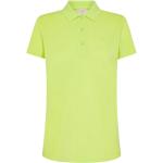 Reduzierte Grüne Bestickte Kurzärmelige SUN 68 Kurzarm-Poloshirts für Damen Übergrößen 