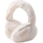 Weiße Ohrenschützer & Ohrenwärmer aus Kunstfell für Damen für den für den Winter 