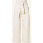 Weiße Melierte Suncoo Jeans-Schlaghosen aus Baumwolle für Damen Größe M 