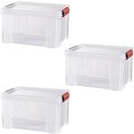 Reduzierte Boxen & Aufbewahrungsboxen aus Kunststoff stapelbar 3-teilig 