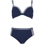 Blaue SUNFLAIR Bikini-Tops mit verstellbaren Trägern für Damen Größe M 