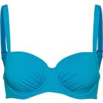 Hellblaue SUNFLAIR Bikini-Tops für Damen Größe S 