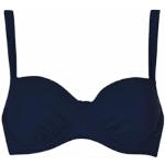 Reduzierte Mitternachtsblaue SUNFLAIR Mix & Match Bikini-Tops aus Polyamid in 80D mit verstellbaren Trägern für Damen Größe M 