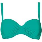 Türkise SUNFLAIR Color Up Your Life Bikini-Tops mit Meer-Motiv mit Bügel für Damen Größe M 