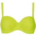 Hellgrüne SUNFLAIR Mix & Match Bikini-Tops aus Polyamid in 75C für Damen Größe S 