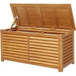 Braune Sunfun Auflagenboxen & Gartenboxen aus Holz mit Deckel 