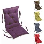 Violette Moderne Quadratische Stuhlkissen Sets schmutzabweisend 50x50 2-teilig 
