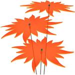 SUNPLAY Sonnenfänger - Sonnenblumen Set - 3X Orange - Ø 20 cm Durchmesser + Schwingstäbe