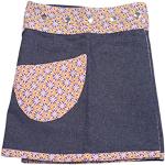 Blaue Mini Miniröcke für Kinder & kurze Kinderröcke aus Baumwolle für Mädchen Größe 152 für den für den Sommer 