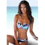 Marineblaue Sunseeker Bandeau Bikinitops aus Polyamid mit Bügel für Damen Größe XS 