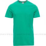 Smaragdgrüne Camouflage Kurzärmelige T-Shirts für Herren Größe S 