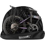 Schwarze Fahrrad Transporttaschen mit Schnalle klappbar für Herren 