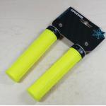 Supacaz Griffe Grizips TruNeon - Neon Yellow - Single lock-on ring MTB grips