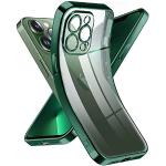 Reduzierte Grüne Lack-Optik iPhone 13 Pro Hüllen Art: Slim Cases durchsichtig aus Silikon für kabelloses Laden 