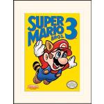 Super Mario Mario Kunstdrucke aus MDF mit Rahmen 30x40 