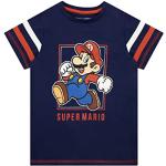 Marineblaue Super Mario Mario Kinder T-Shirts für Jungen Größe 110 