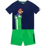 Bunte Kurzärmelige Super Mario Printed Shirts für Kinder & Druck-Shirts für Kinder für Jungen Größe 146 