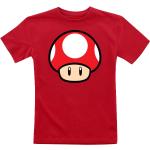 Rote Super Mario Rundhals-Ausschnitt Kinder T-Shirts 