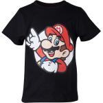 Schwarze Super Mario Mario Kinder T-Shirts aus Baumwolle Größe 92 