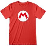 Rote Super Mario Mario T-Shirts aus Baumwolle Größe S 