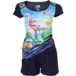 Super Mario Yoshi Kinderschlafanzüge & Kinderpyjamas aus Baumwolle 2-teilig 