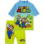 Blaue Super Mario Kinderbadeshorts aus Polyester für Jungen 