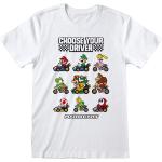 Peachfarbene Super Mario Mario T-Shirts 