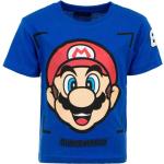 Blaue Kurzärmelige Super Mario Kinder T-Shirts trocknergeeignet für Jungen Größe 98 