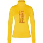 Reduzierte Gelbe Langärmelige Super.Natural Rollkragen Rollkragenshirts für Damen Größe XS für den für den Frühling 