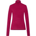 Reduzierte Pinke Langärmelige Super.Natural Rollkragenshirts für Damen Größe XS für den für den Winter 